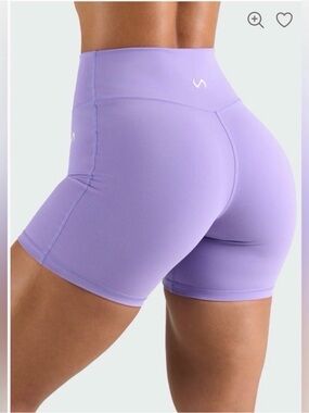 High-Waist Lavender Athletic Bike Shorts TLF Tempo
